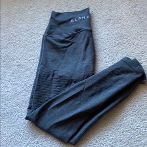 Grey alphalete leggings